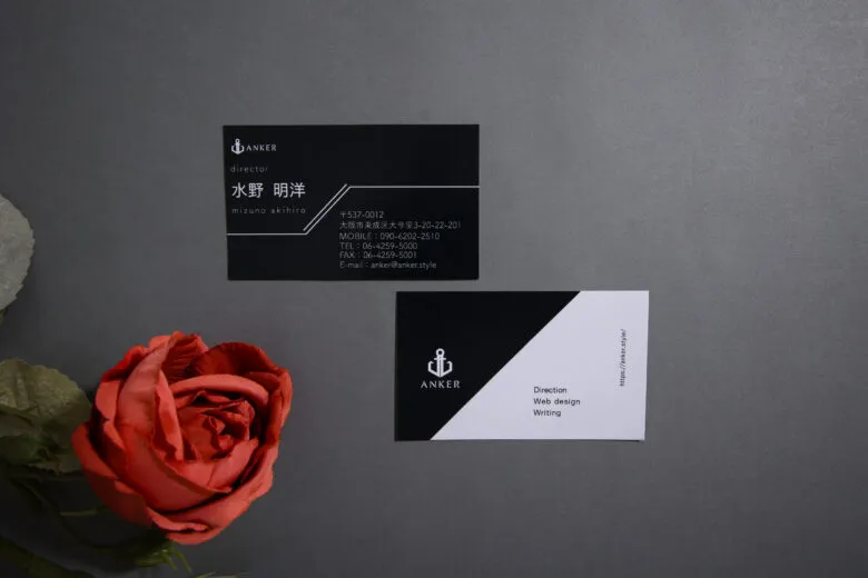 ANKER 名刺　表裏