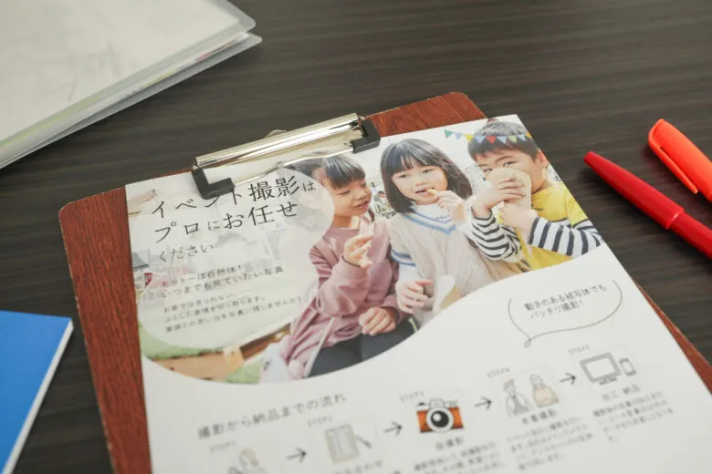 ANKER 撮影宣伝チラシ　拡大