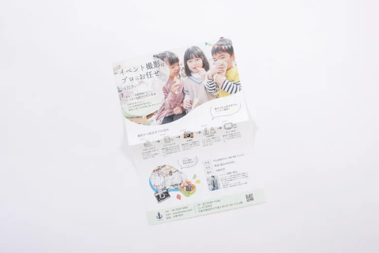 ANKER 撮影宣伝チラシ2