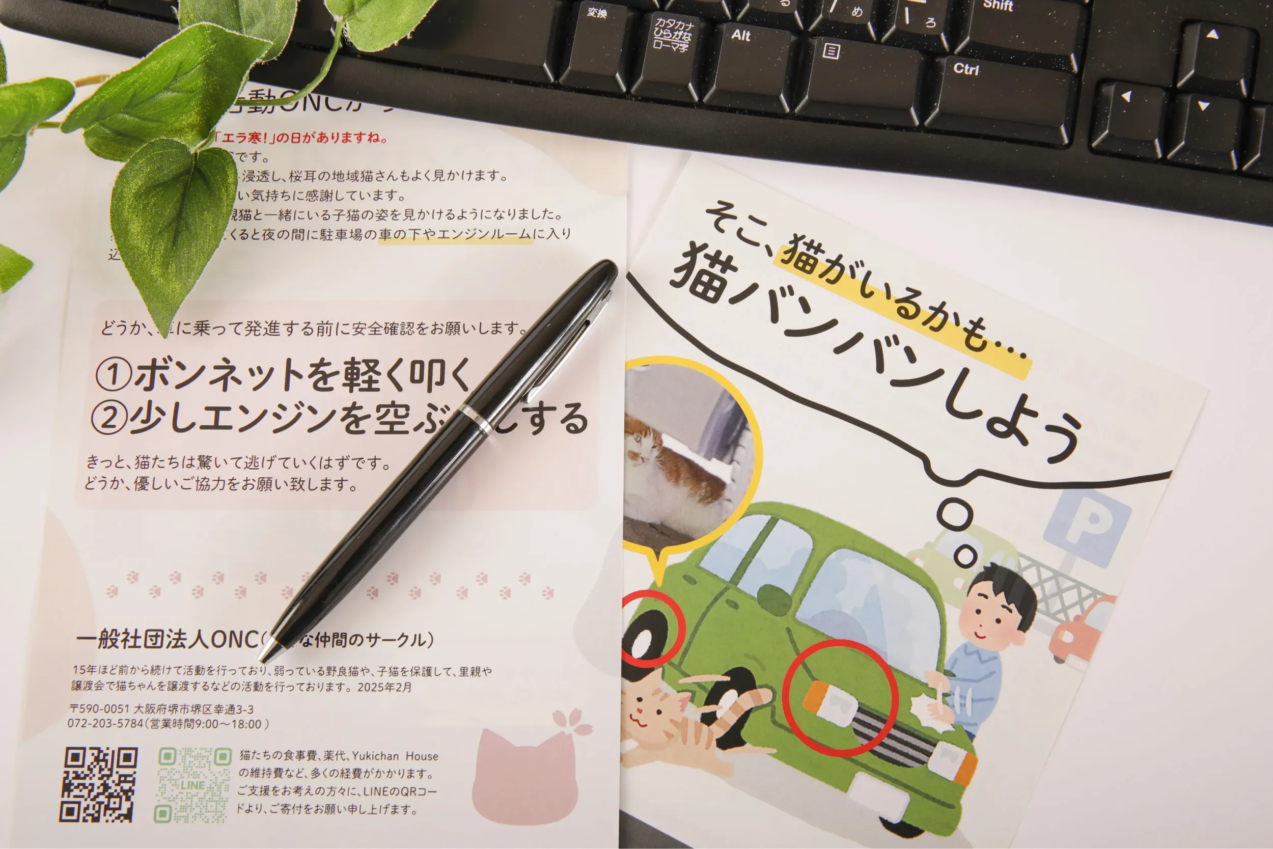 一般社団法人ONC チラシ表裏